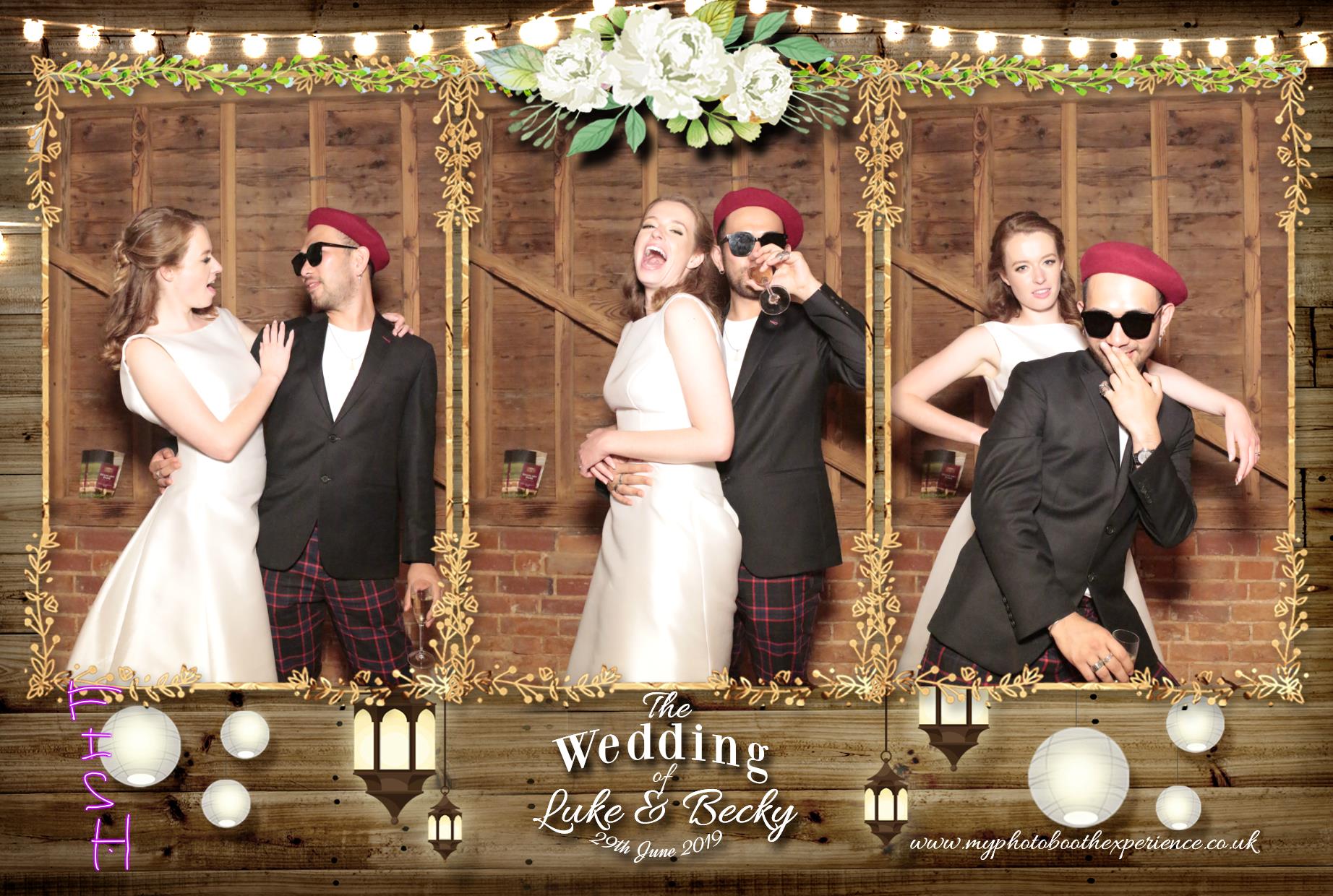 Luke & Becky's Wedding | View more photos from the event at gallery.myphotoboothexperience.co.uk/u/MyPhotoBoothExperienceLtd/Luke-Beckys-Wedding